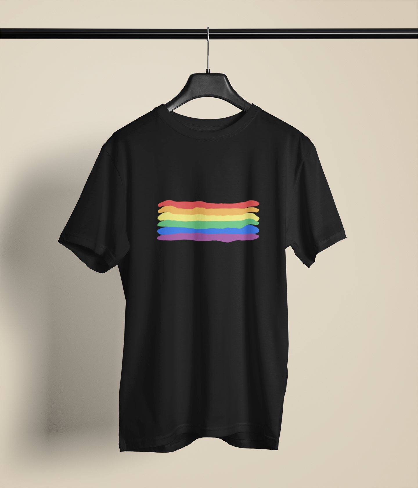 Camiseta Básica Bandeira LGBT+