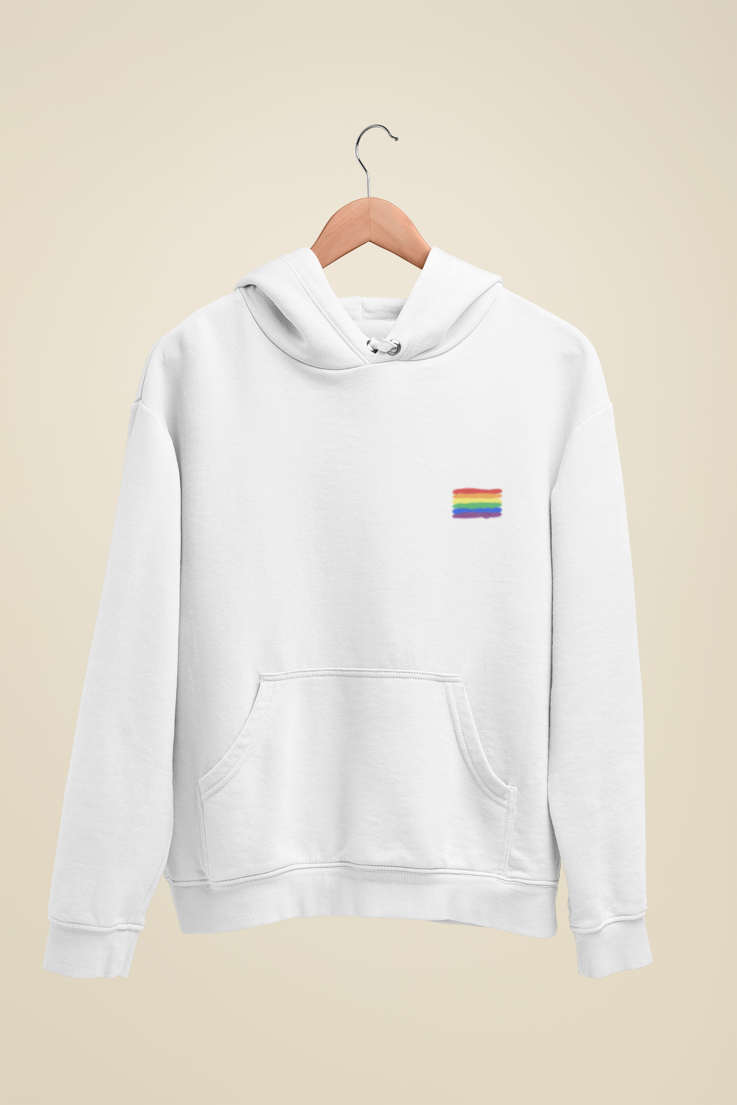 Moletom Canguru Capuz Bandeira LGBT+