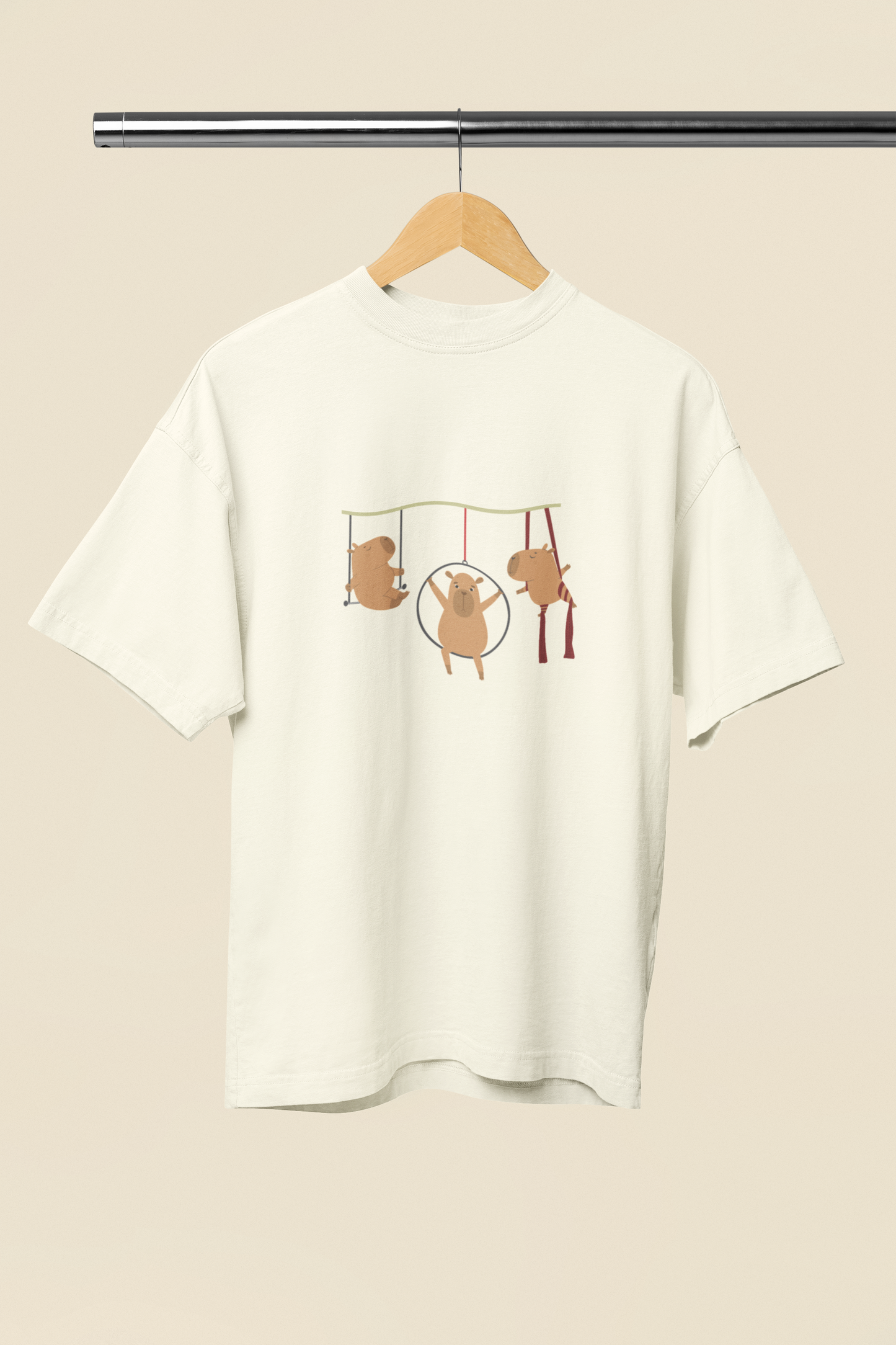 Camiseta Oversized Capivaras Aéreos