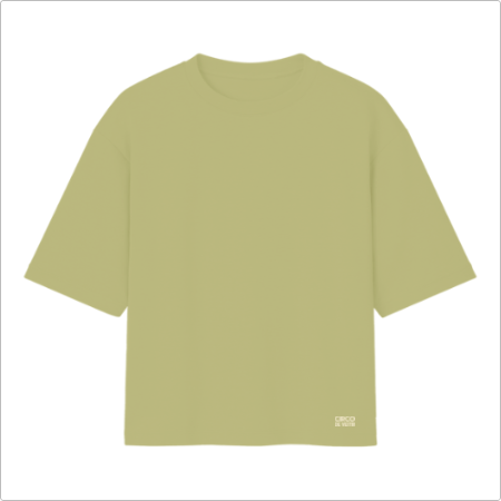 Camiseta Oversized Tecido Liso