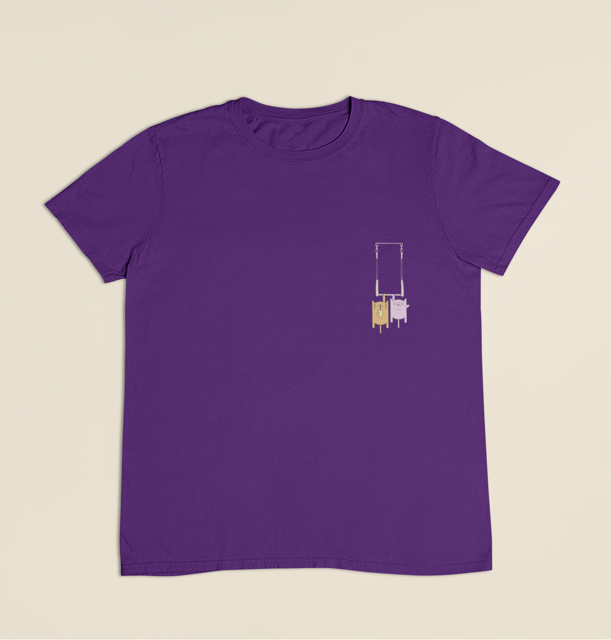 Camiseta Infantil 4 a 9 anos Gatos Trapezistas