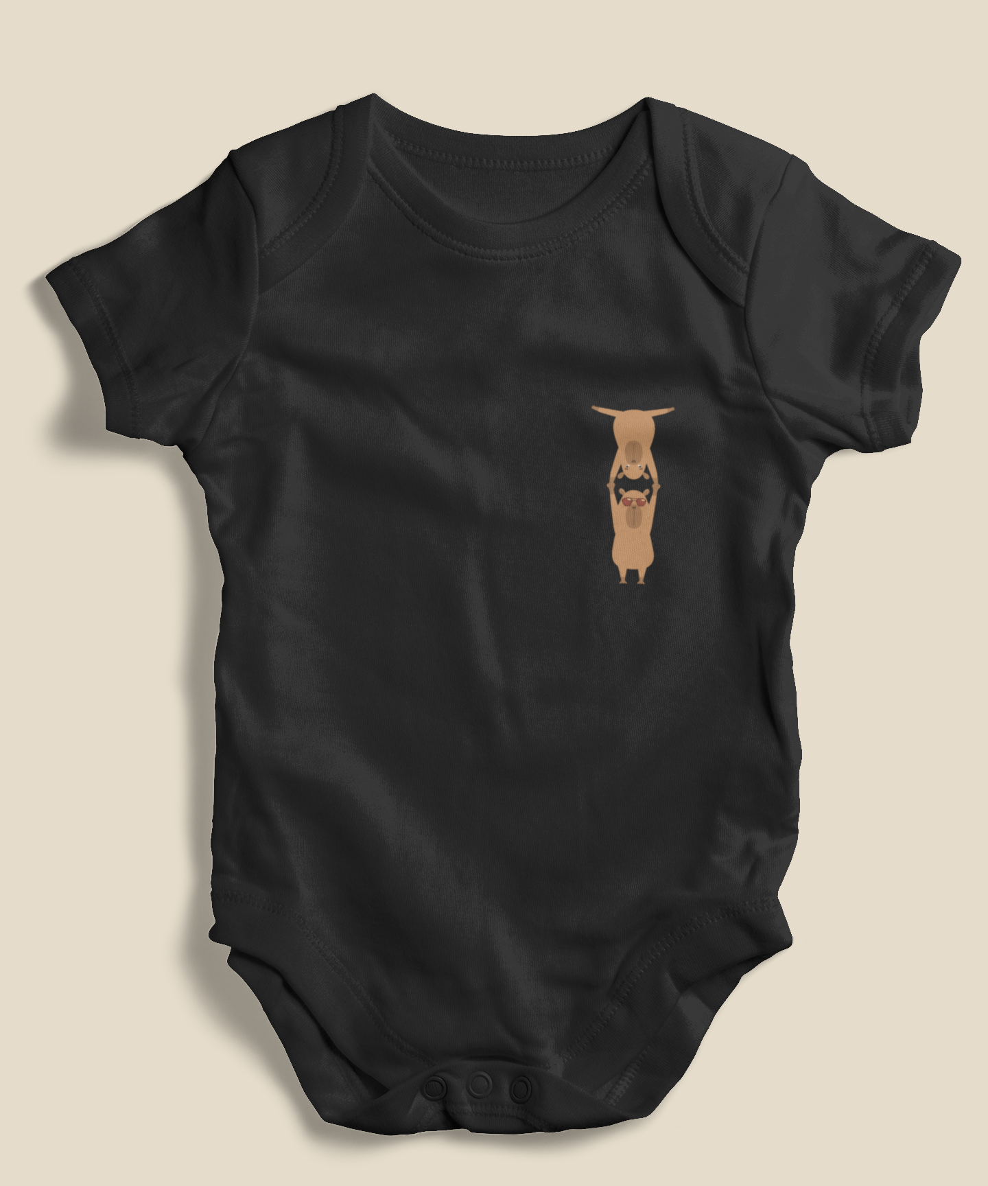 Body Bebê 0 a 1 ano Capivaras Mão a Mão