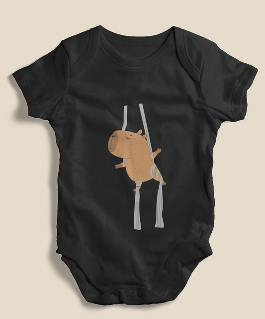 Body Bebê 0 a 1 ano Capivara Tecido