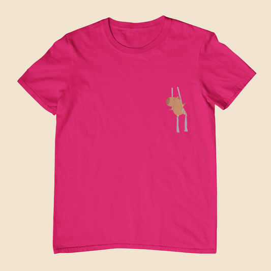 Camiseta Juvenil 10 a 16 anos Capivara Tecido