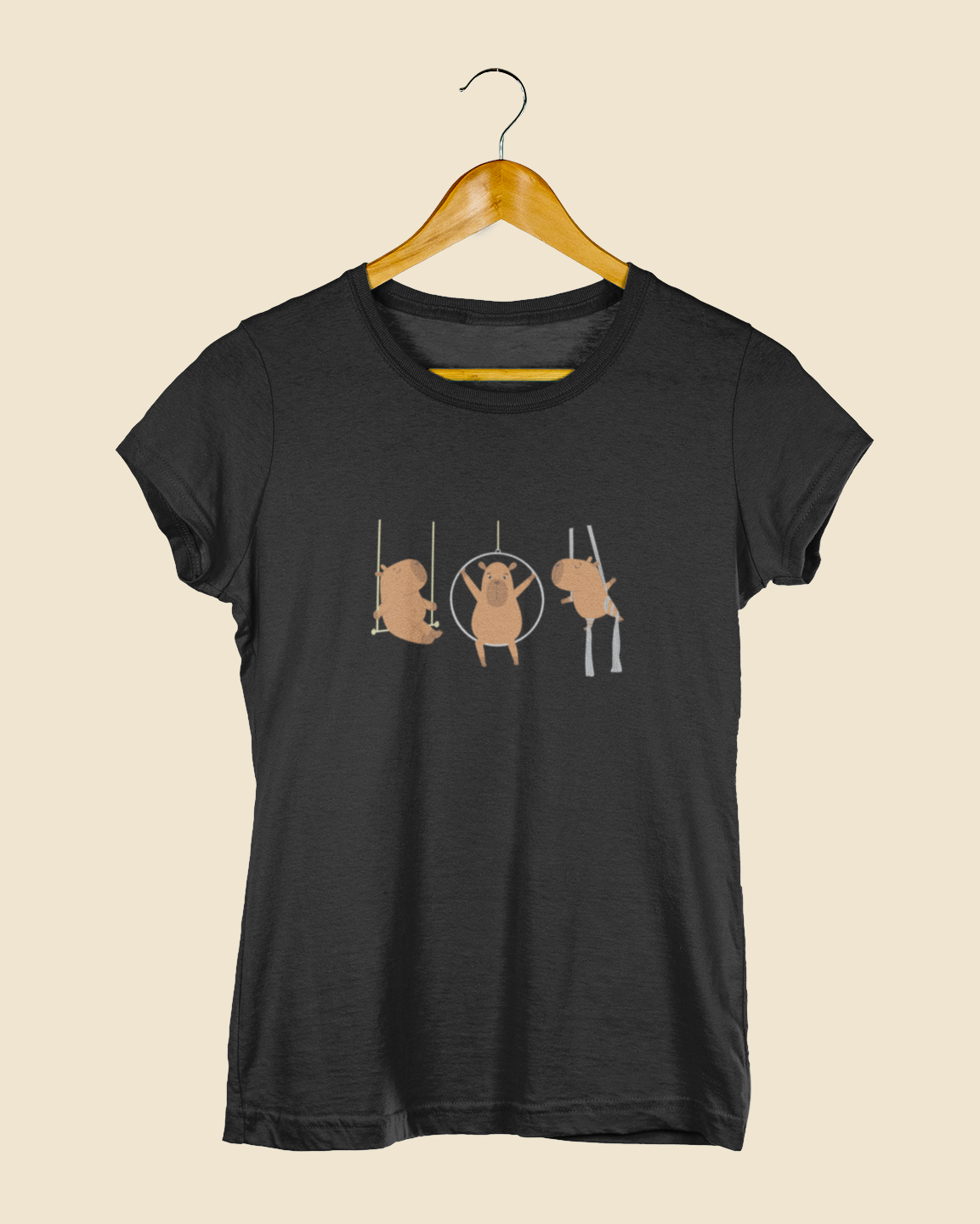 Camiseta Baby Look Capivaras Aéreos