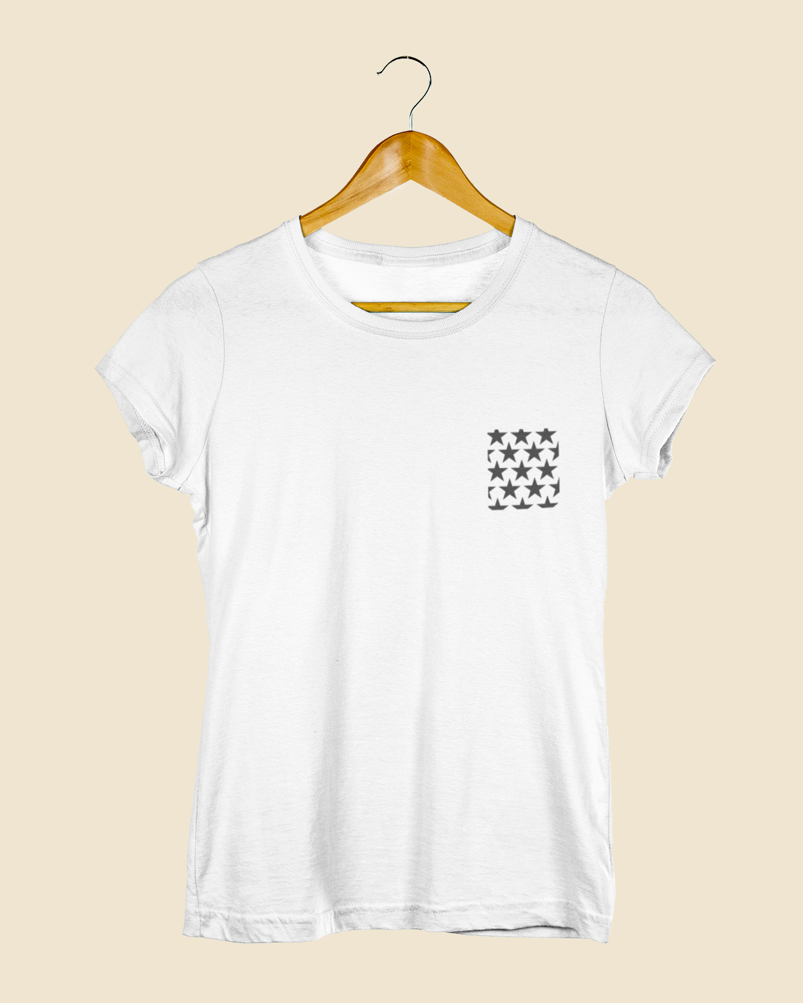 Camiseta Baby Look Estrela