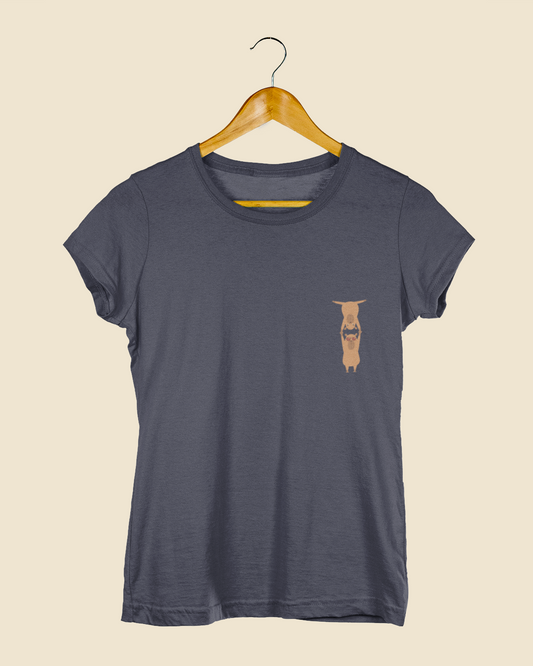 Camiseta Baby Look Capivaras Mão a Mão