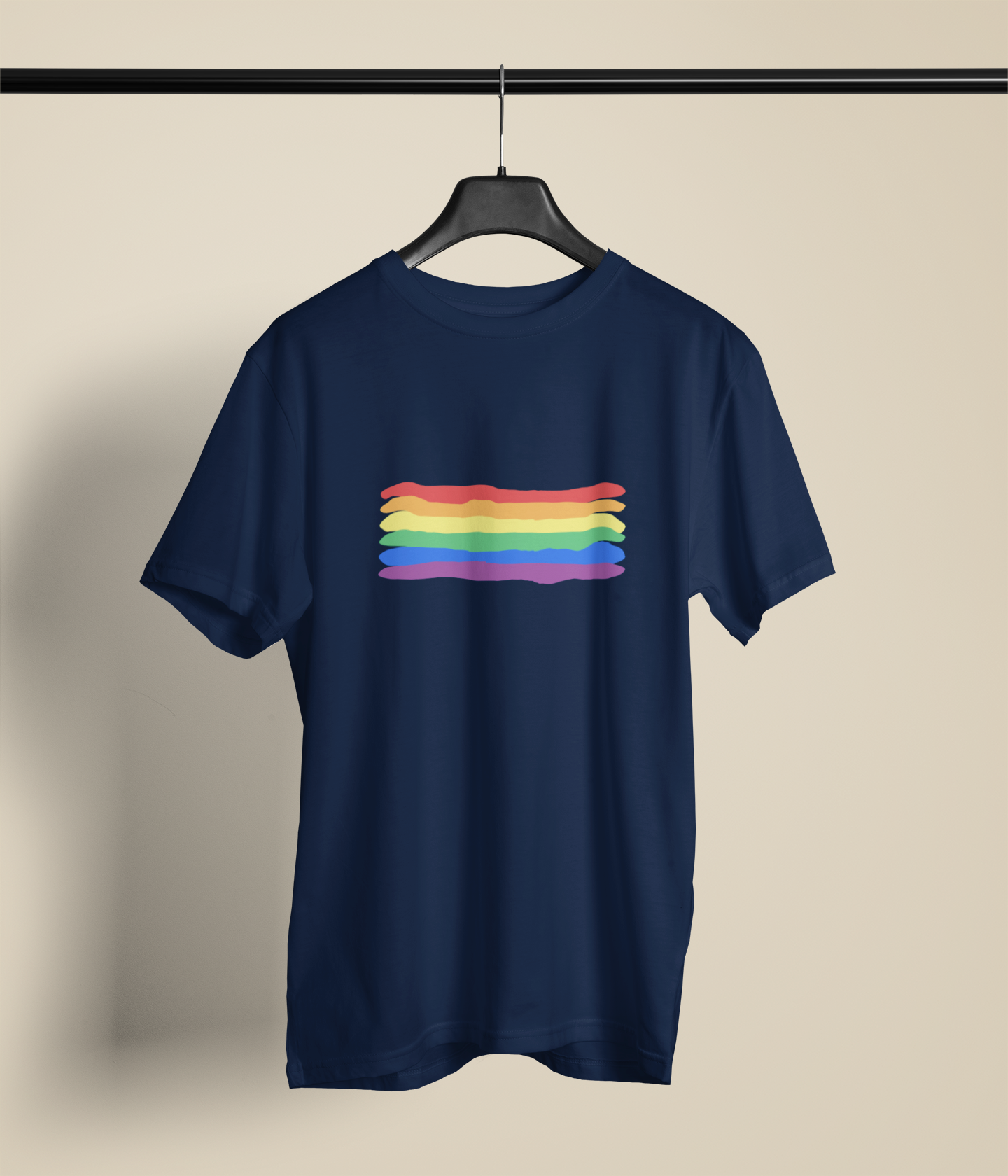 Camiseta Básica Bandeira LGBT+