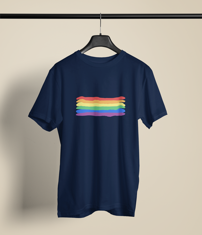 Camiseta Básica Bandeira LGBT+