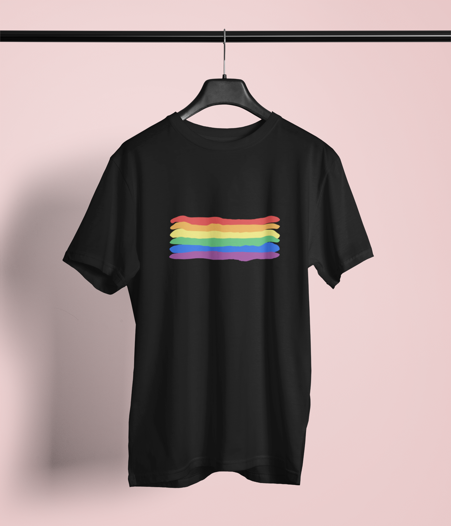 Camiseta Básica Bandeira LGBT+