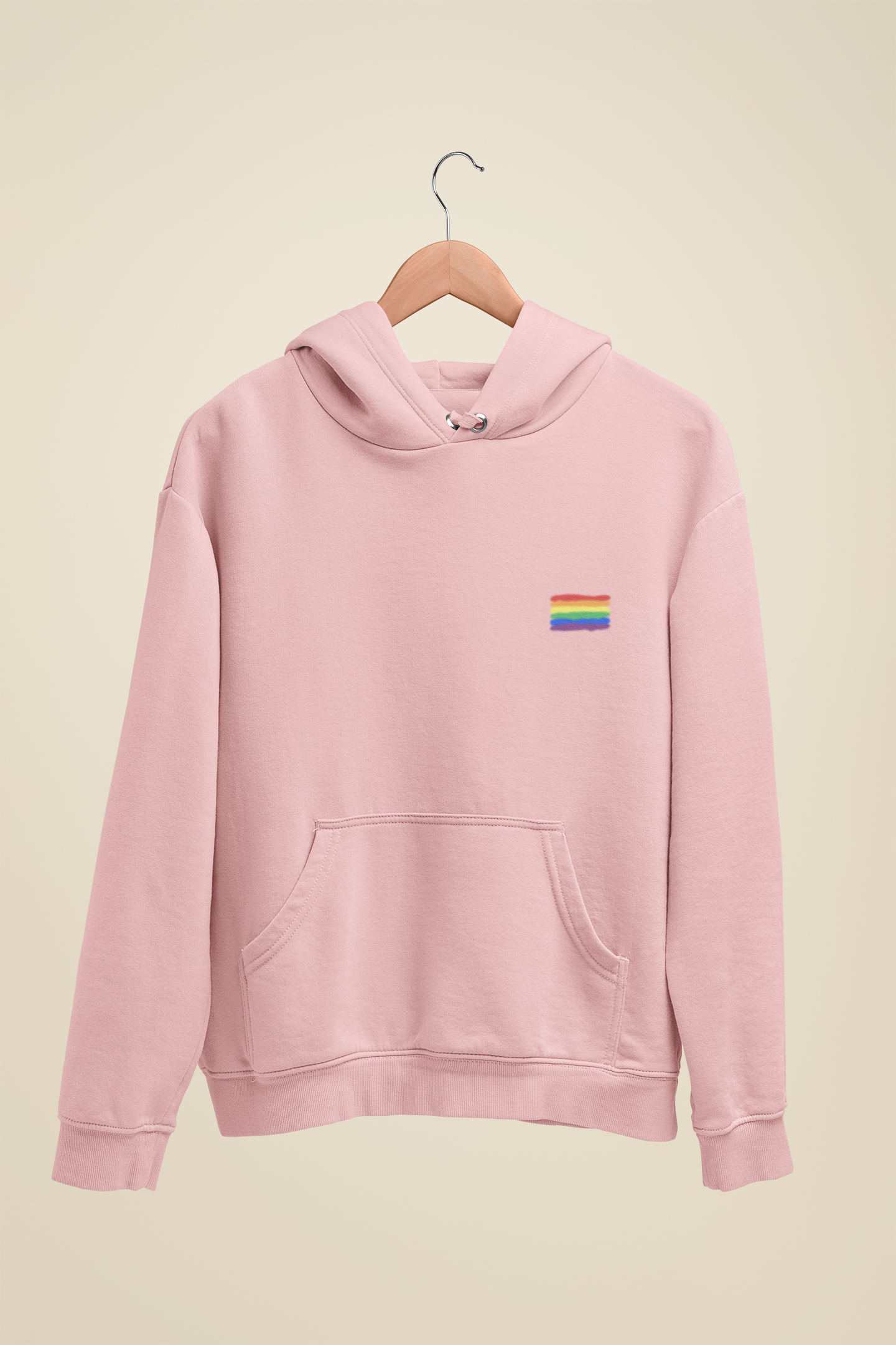 Moletom Canguru Capuz Bandeira LGBT+