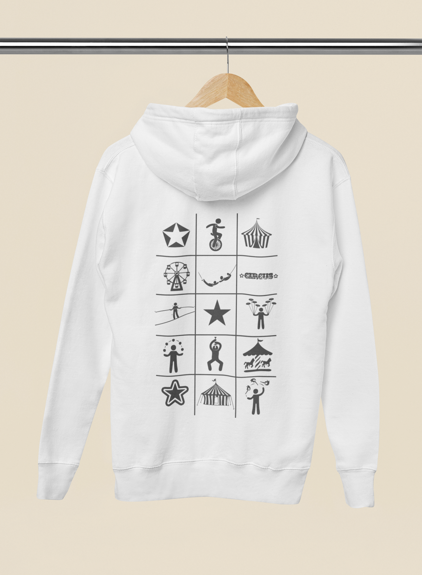 Moletom Canguru Capuz Circo