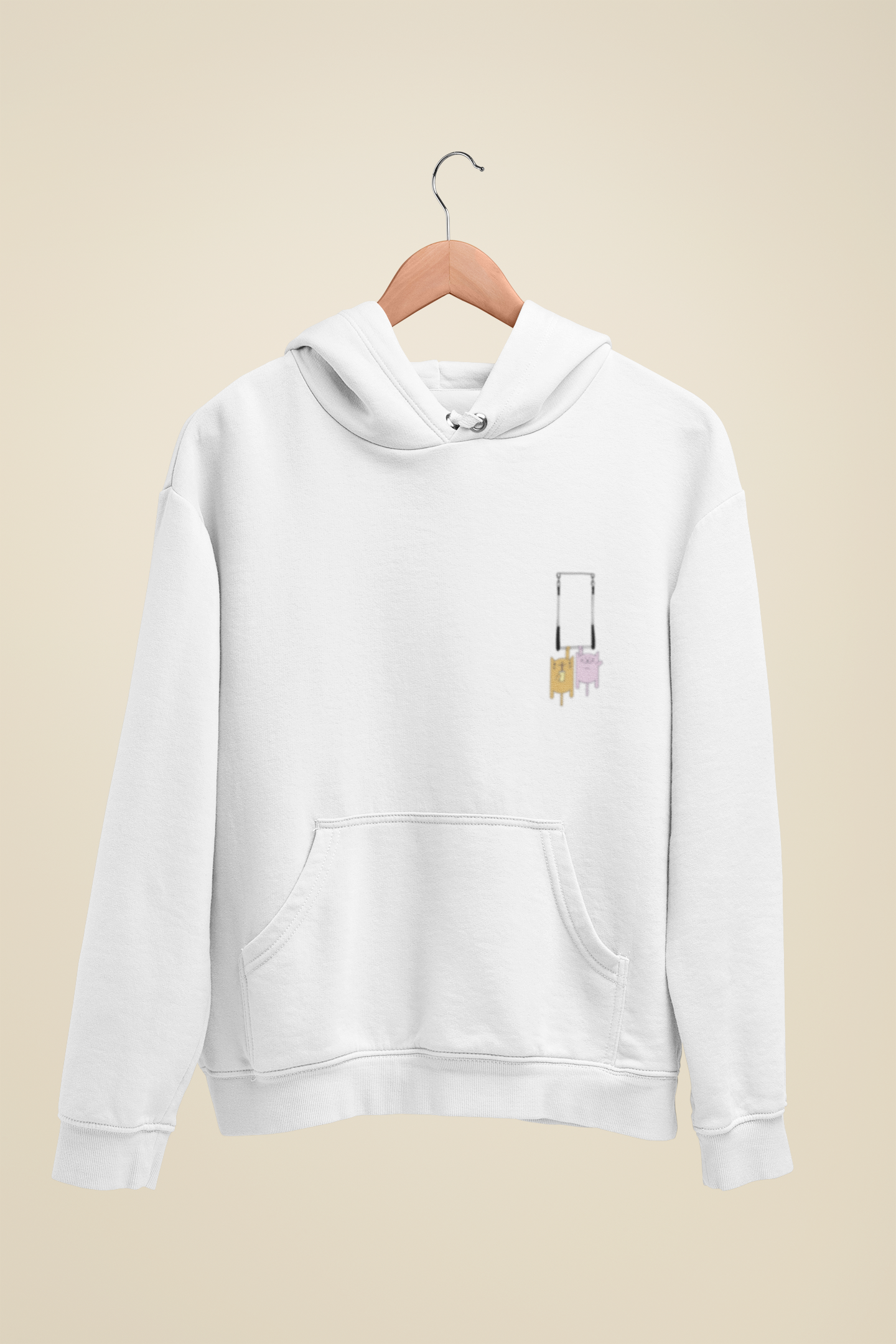 Moletom Canguru Capuz Gatos Trapezistas