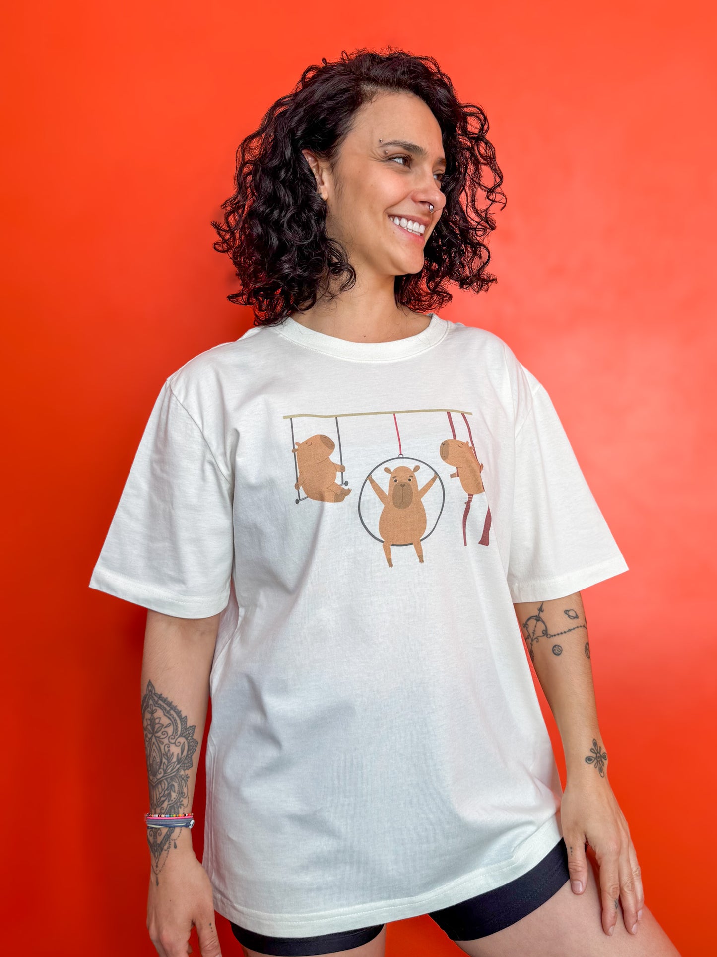 Camiseta Oversized Capivaras Aéreos