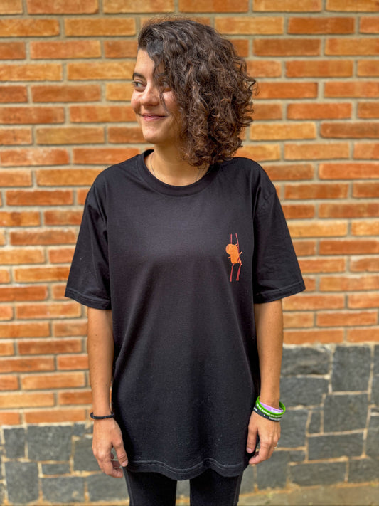 Camiseta Oversized Capivara Tecido