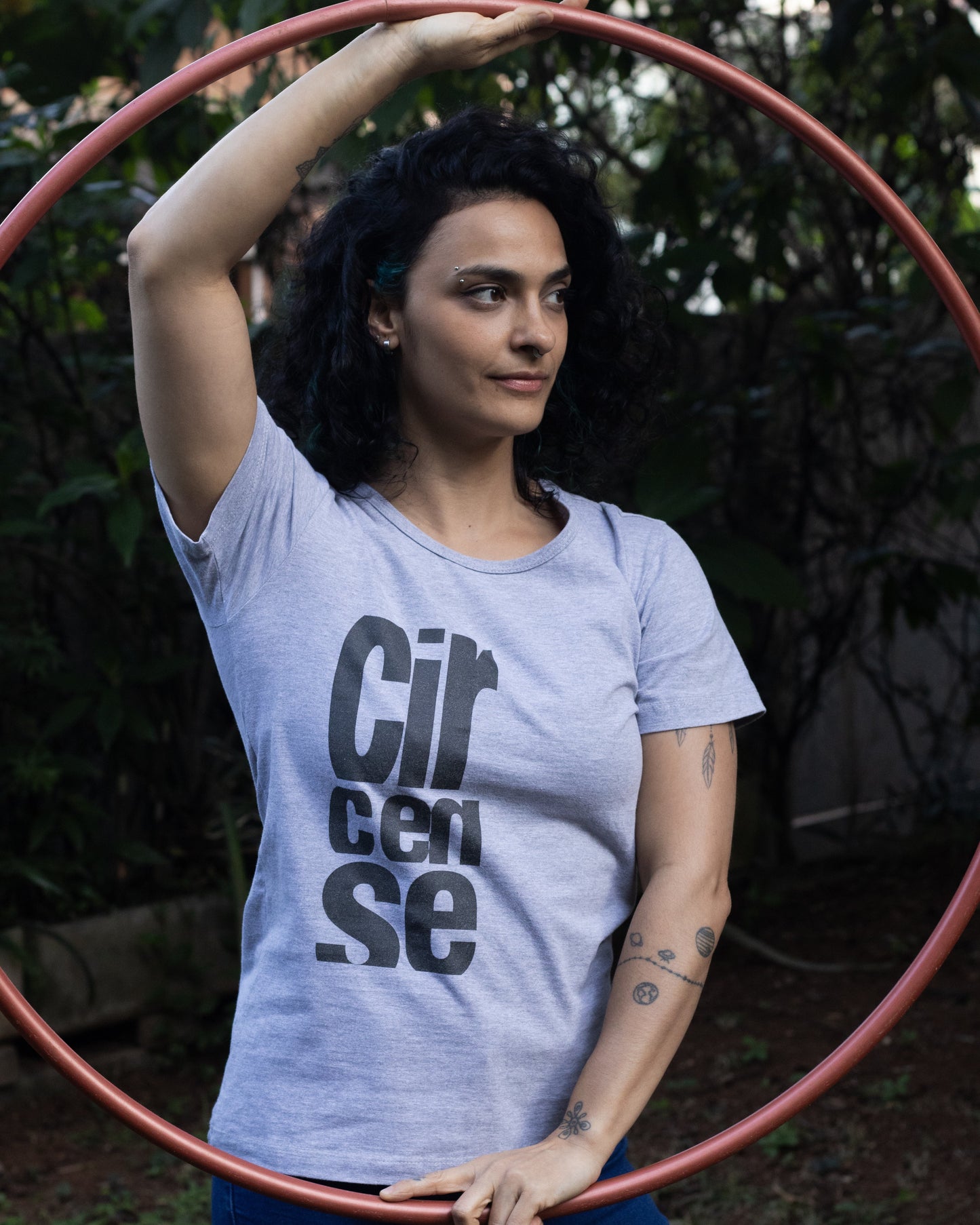 Camiseta Baby Look Circense