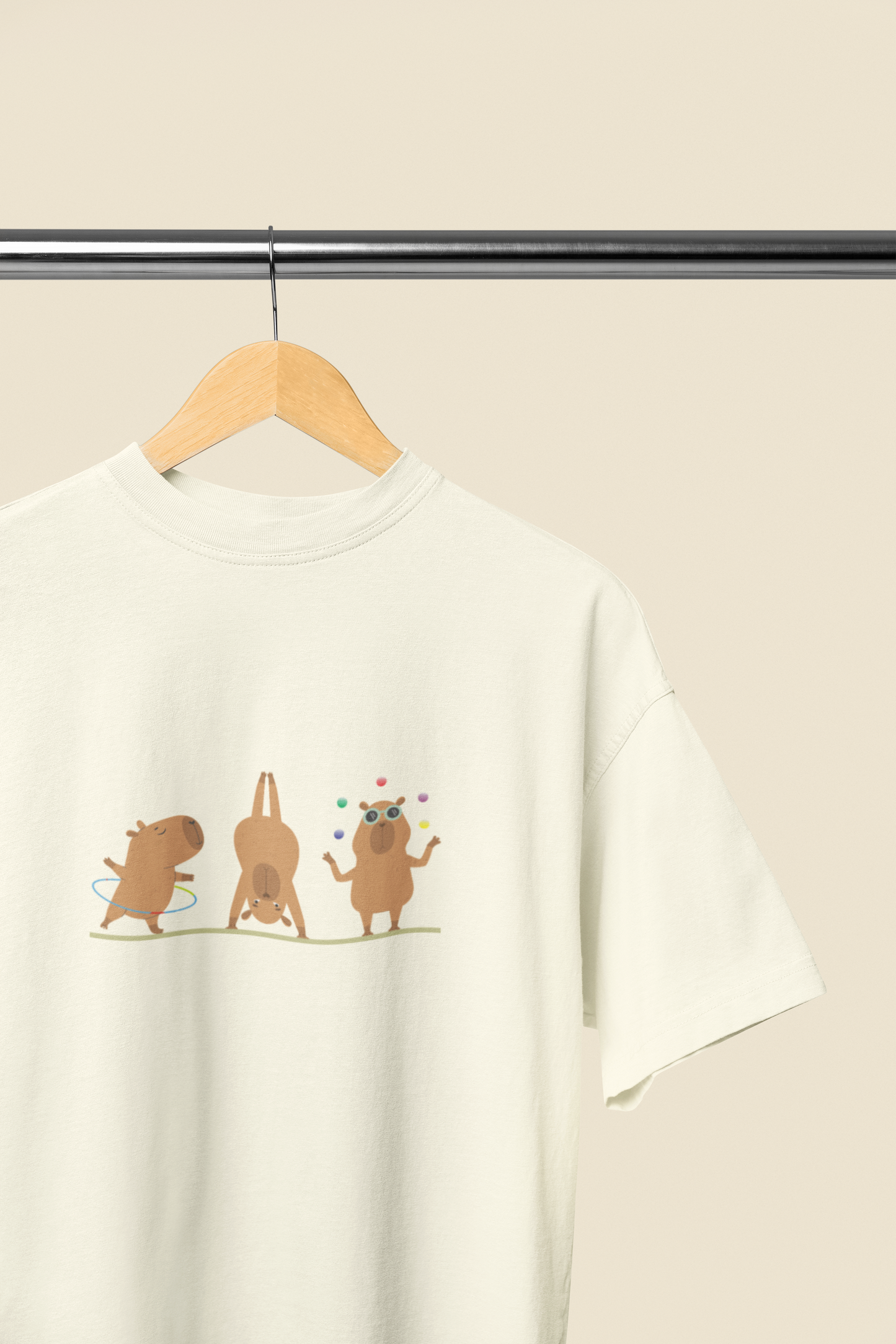 Camiseta Oversized Capivaras Solo