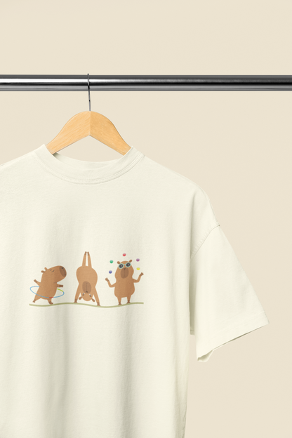 Camiseta Oversized Capivaras Solo