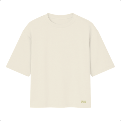Camiseta Oversized Tecido Liso