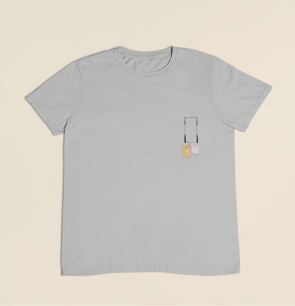 Camiseta Infantil 4 a 9 anos Gatos Trapezistas