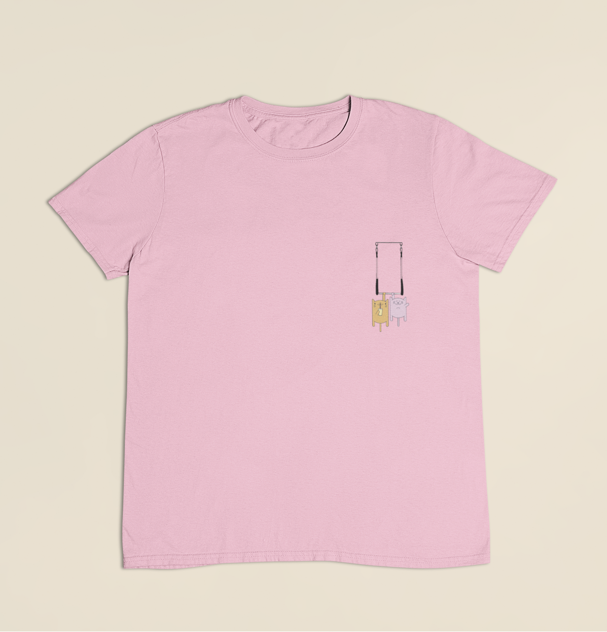 Camiseta Infantil 4 a 9 anos Gatos Trapezistas