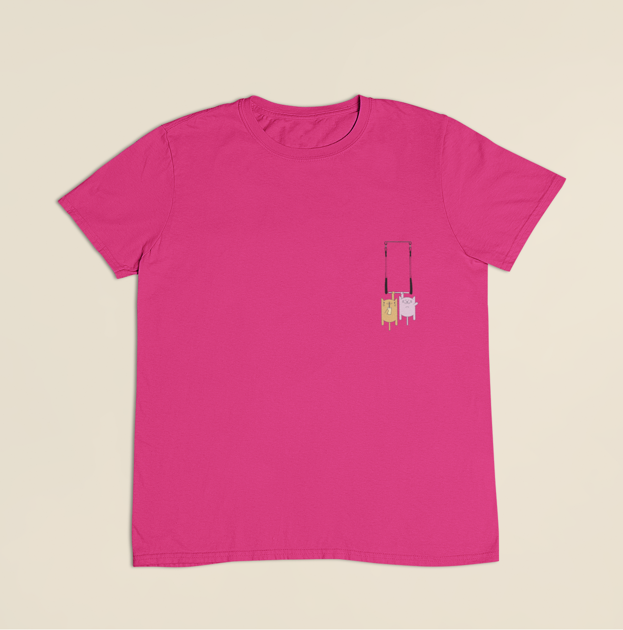 Camiseta Infantil 4 a 9 anos Gatos Trapezistas