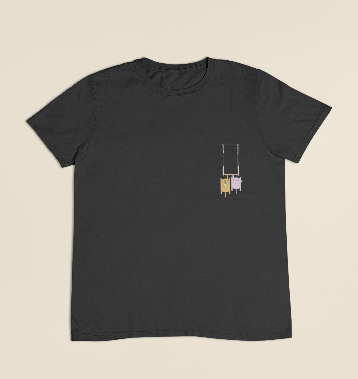 Camiseta Infantil 4 a 9 anos Gatos Trapezistas