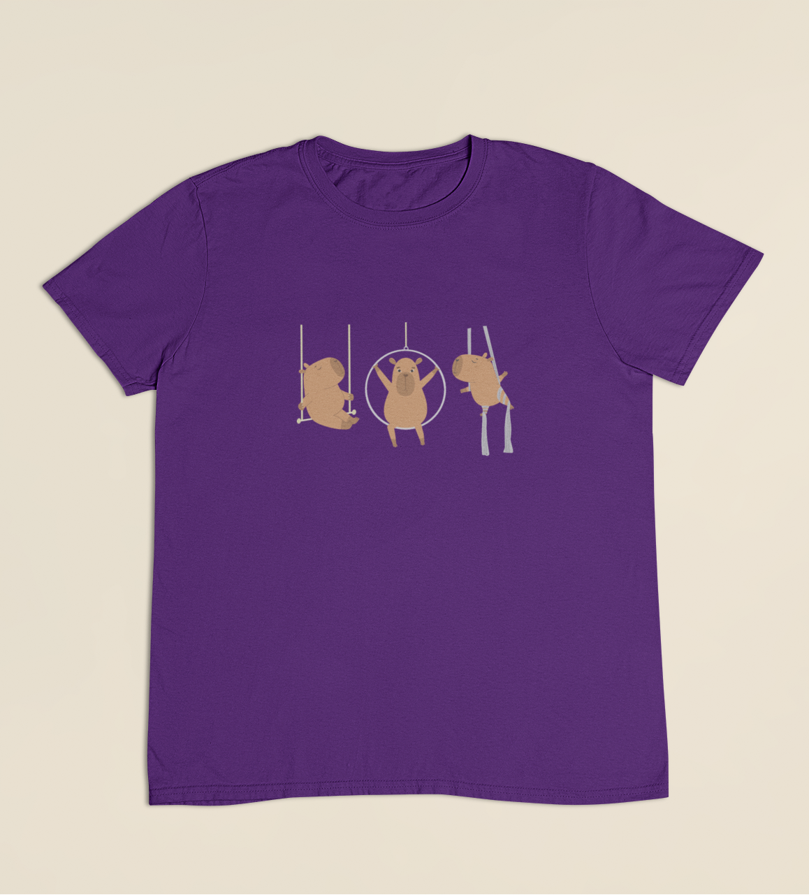 Camiseta Infantil 4 a 9 anos Capivaras Aéreos