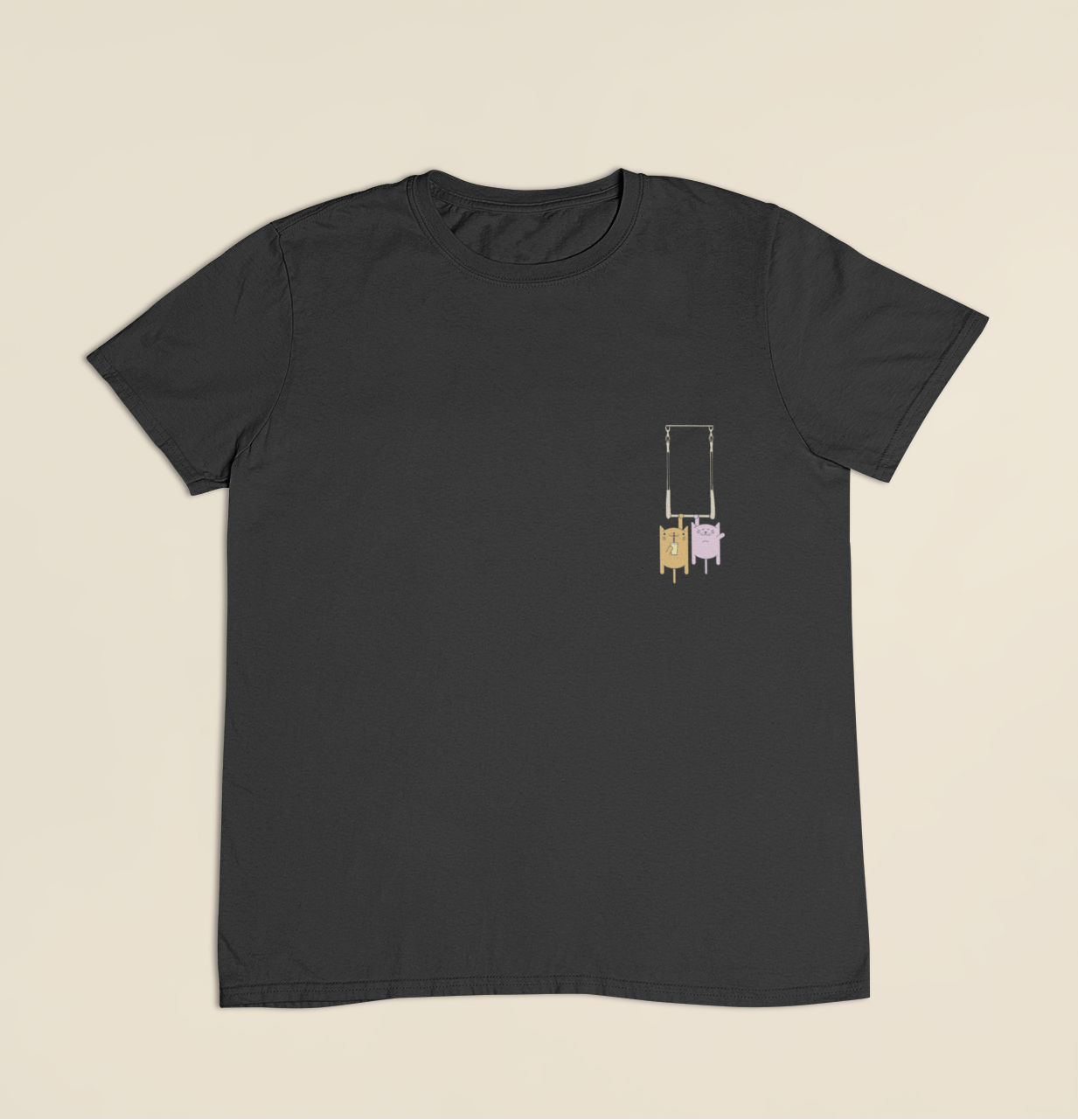 Camiseta Infantil 4 a 9 anos Capivaras Mão a Mão