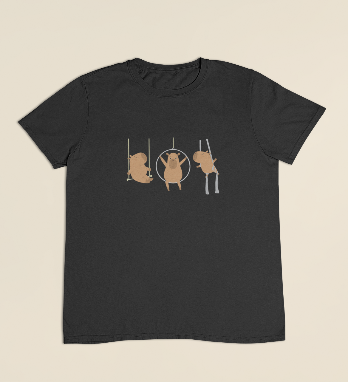 Camiseta Infantil 4 a 9 anos Capivaras Aéreos