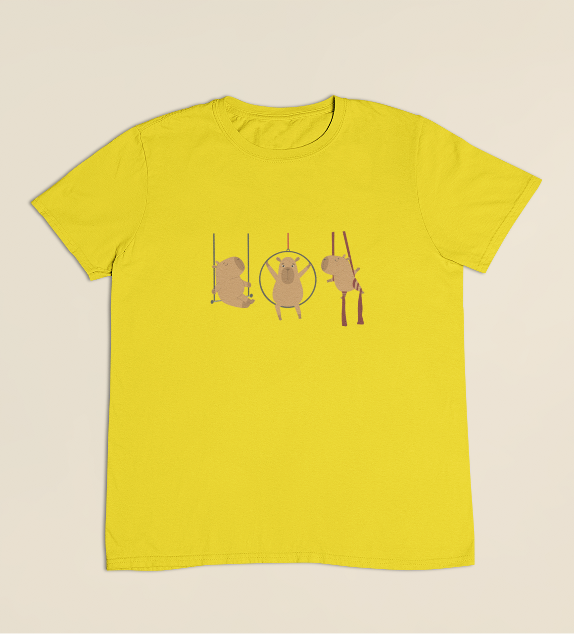 Camiseta Infantil 4 a 9 anos Capivaras Aéreos