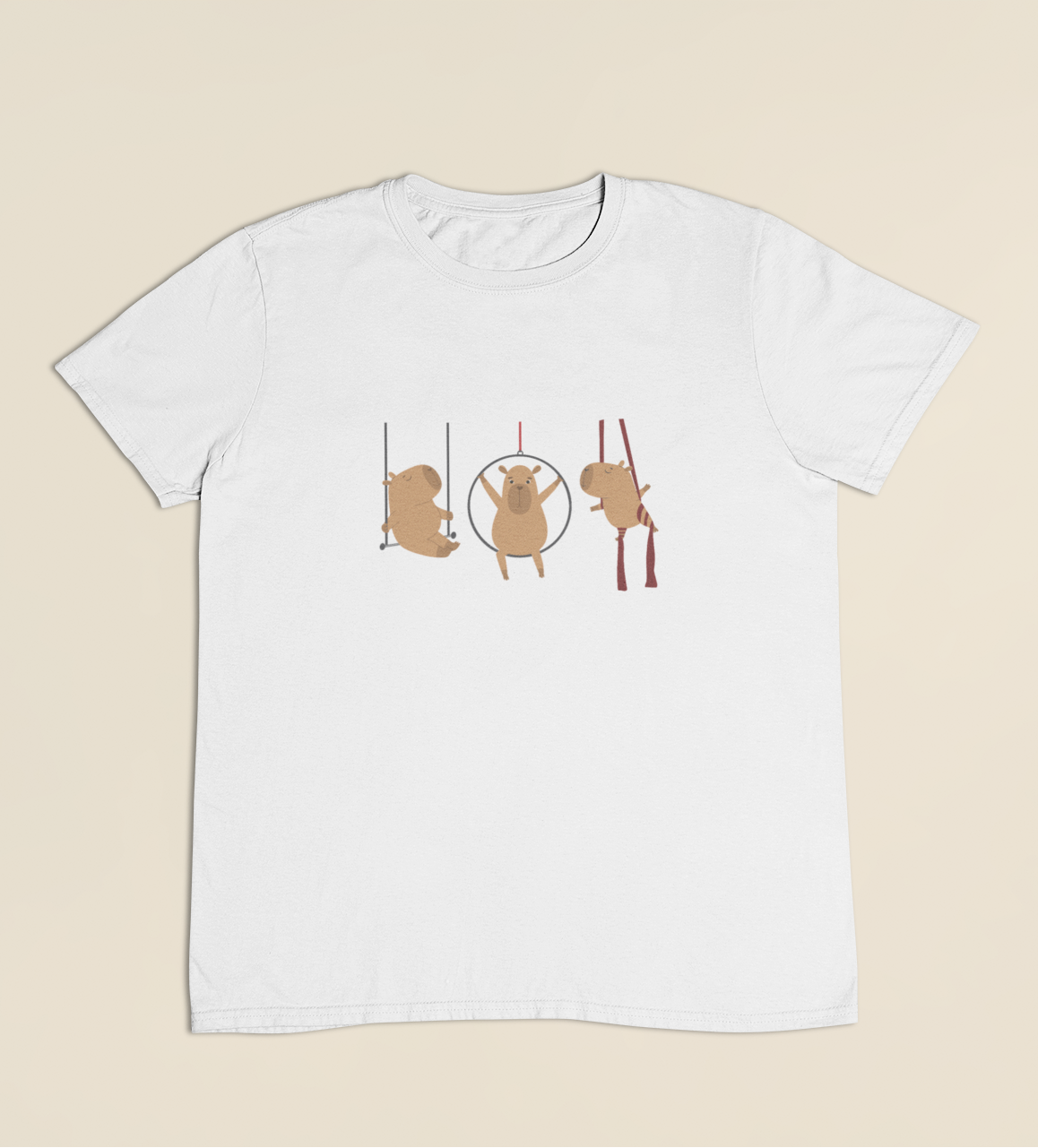 Camiseta Infantil 4 a 9 anos Capivaras Aéreos