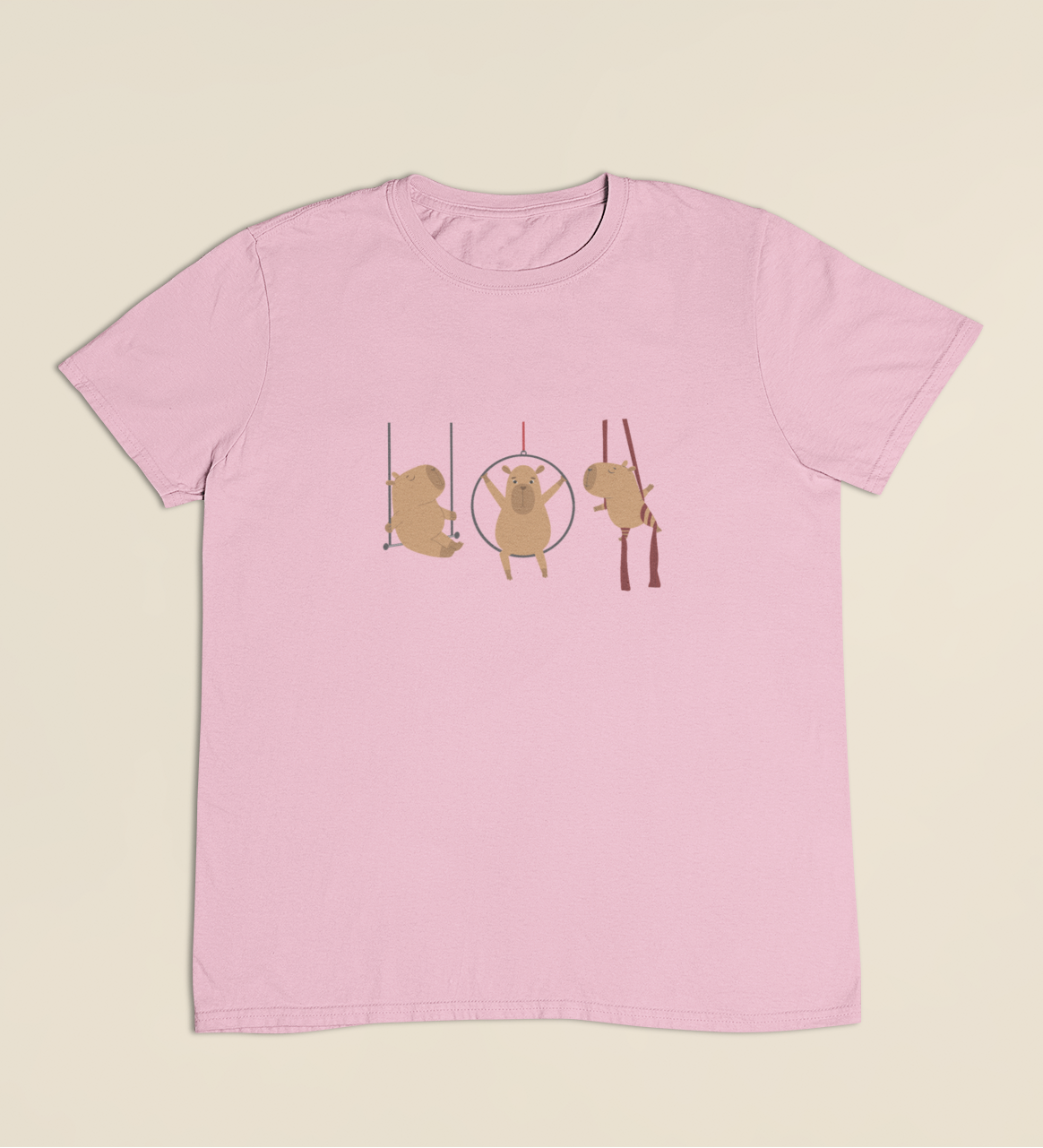 Camiseta Infantil 4 a 9 anos Capivaras Aéreos