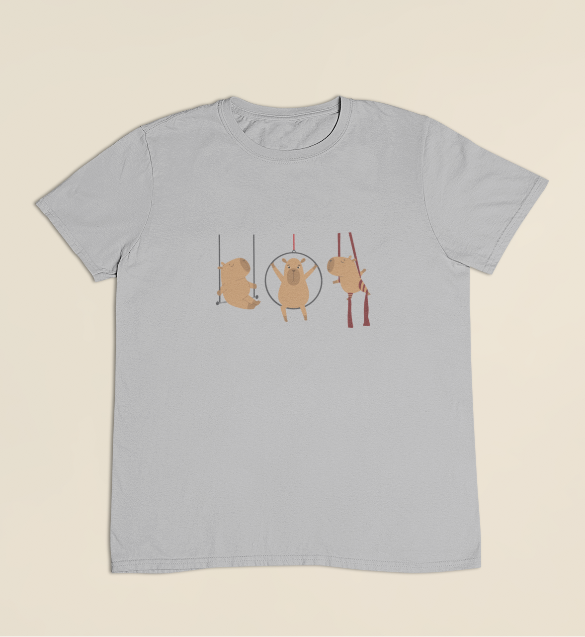 Camiseta Infantil 4 a 9 anos Capivaras Aéreos