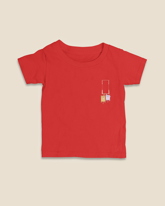 Camiseta Infantil 0 a 3 anos Gatos Trapezistas