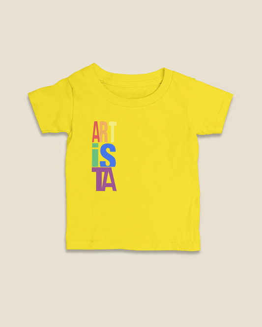 Camiseta Infantil 0 a 3 anos Artista
