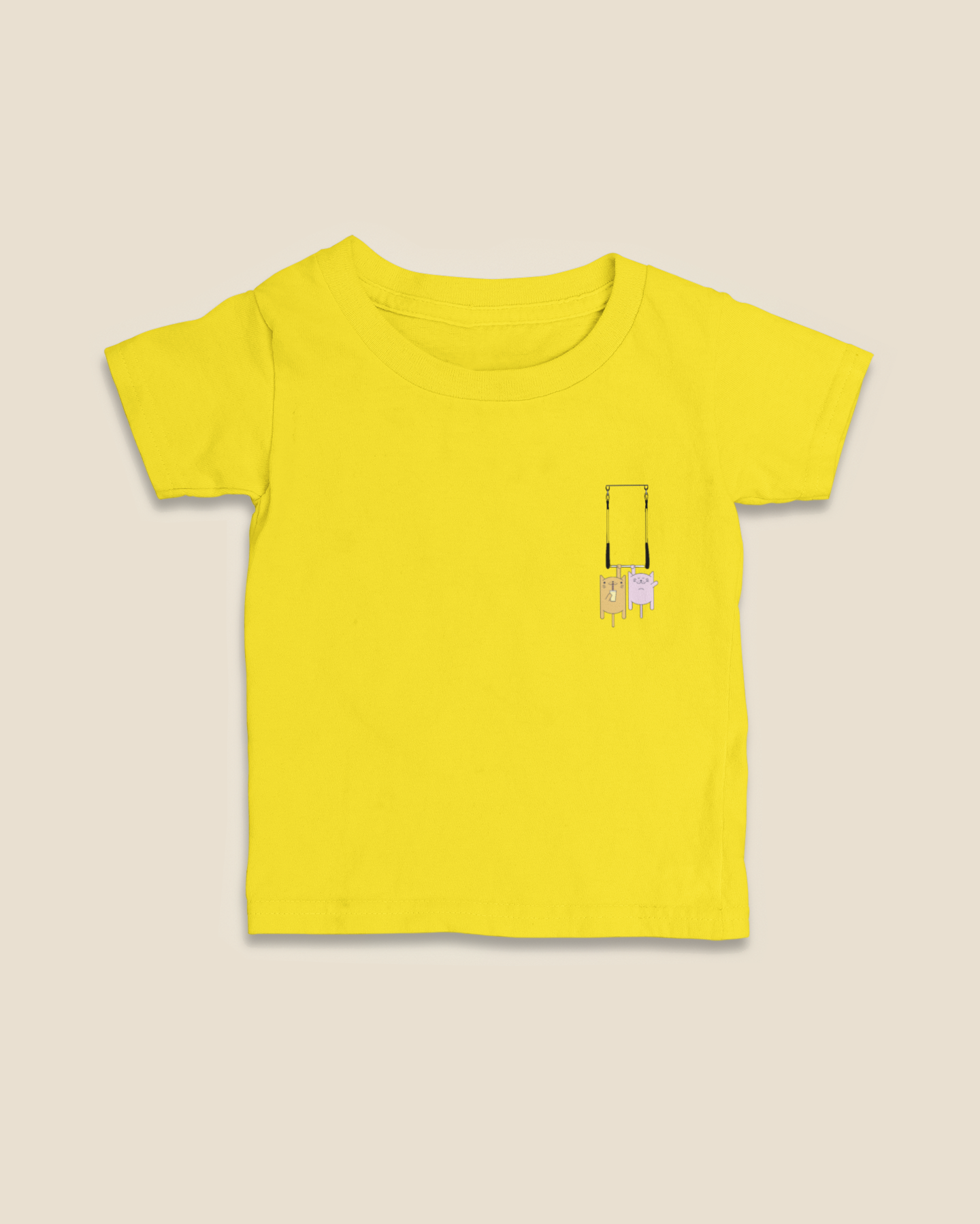 Camiseta Infantil 0 a 3 anos Gatos Trapezistas