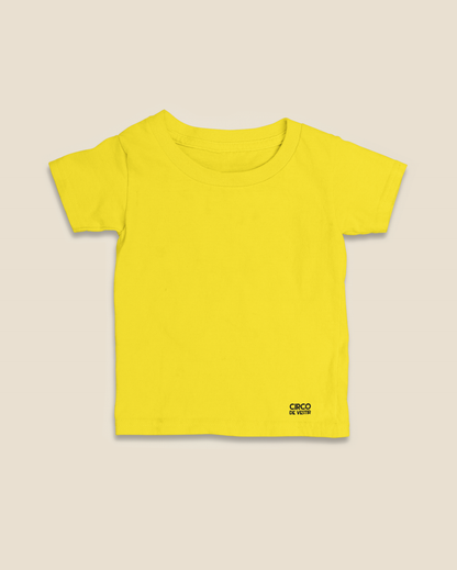 Camiseta Infantil 0 a 3 anos Tecido Liso