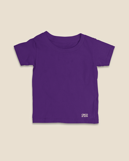 Camiseta Infantil 0 a 3 anos Tecido Liso