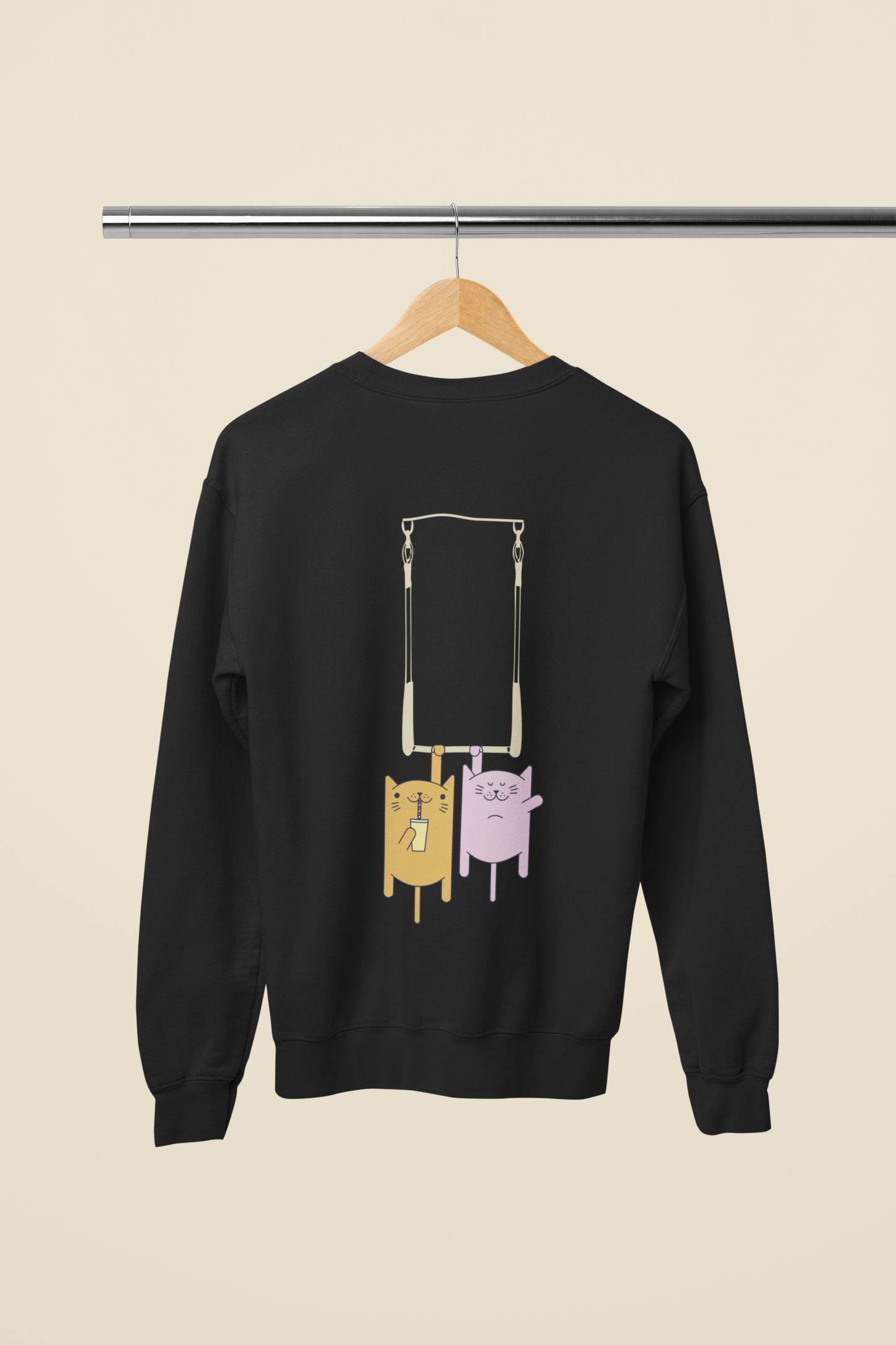 Moletom Básico Gatos Trapezistas