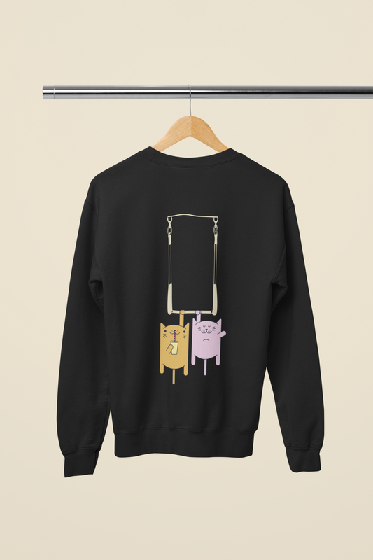 Moletom Básico Gatos Trapezistas