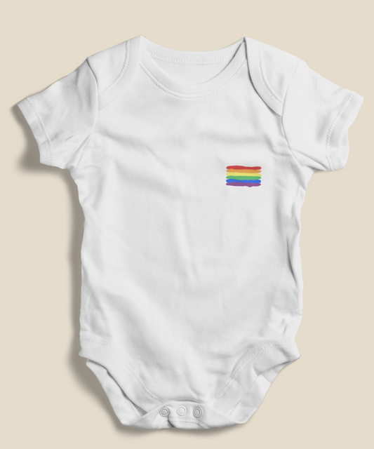 Body Bebê 0 a 1 ano Bandeira LGBT+