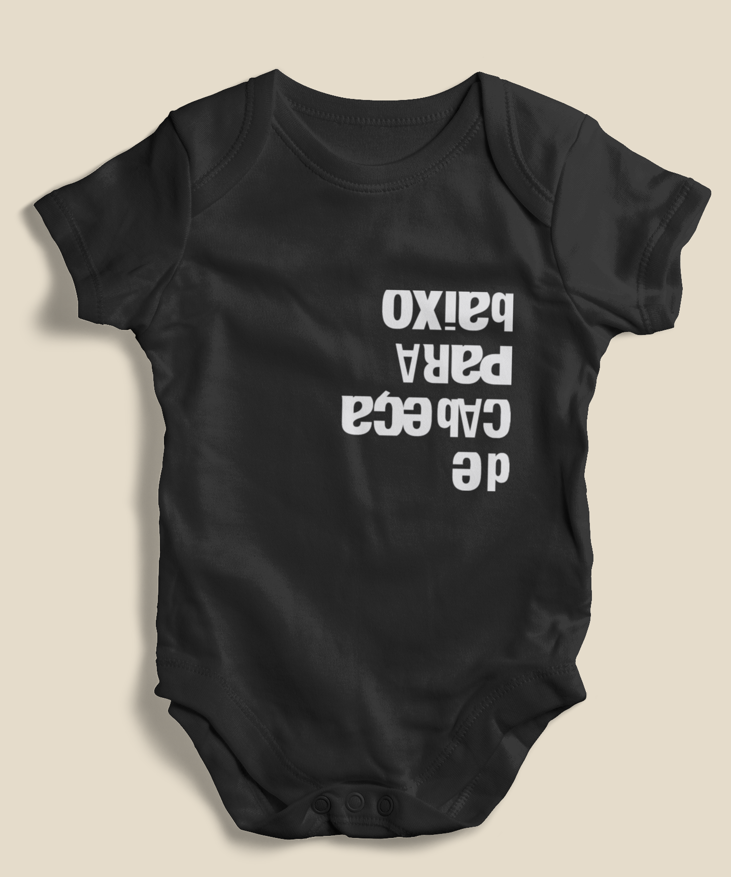 Body Bebê 0 a 1 ano De Cabeça Para Baixo