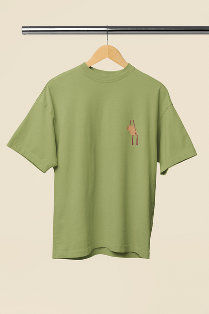 Camiseta Oversized Capivara Tecido