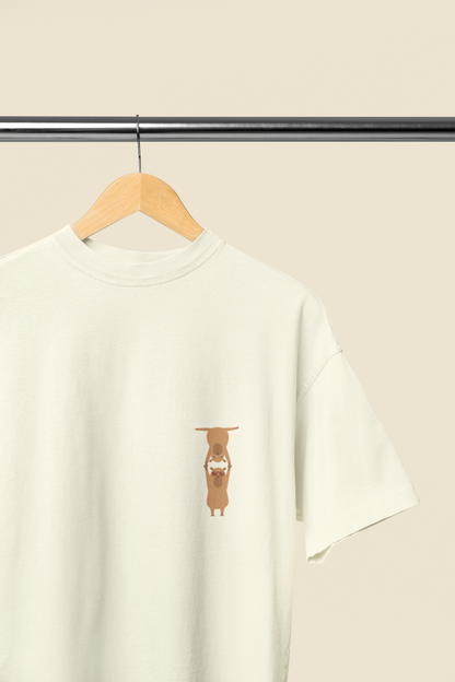 Camiseta Oversized Capivaras Mão a Mão