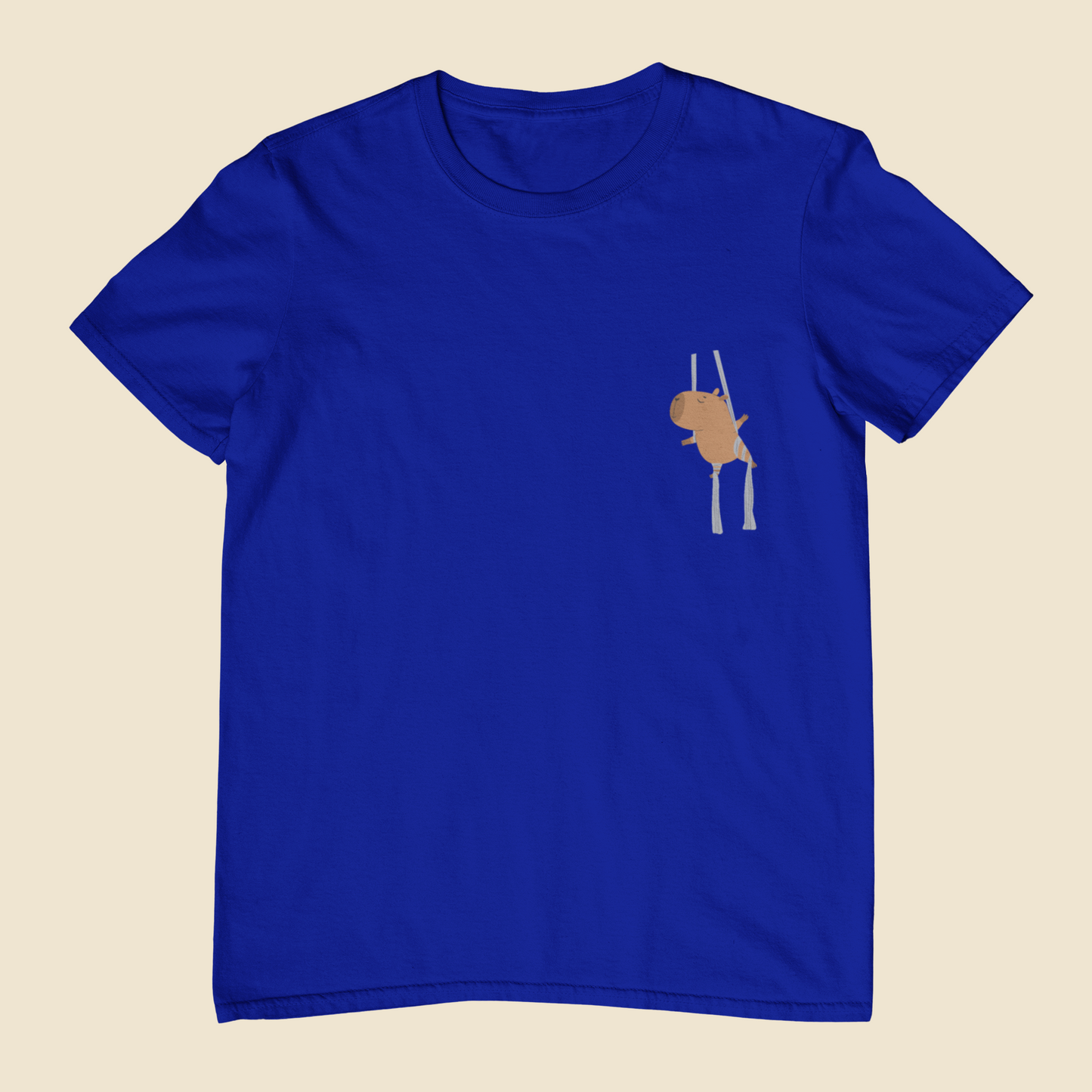 Camiseta Juvenil 10 a 16 anos Capivara Tecido