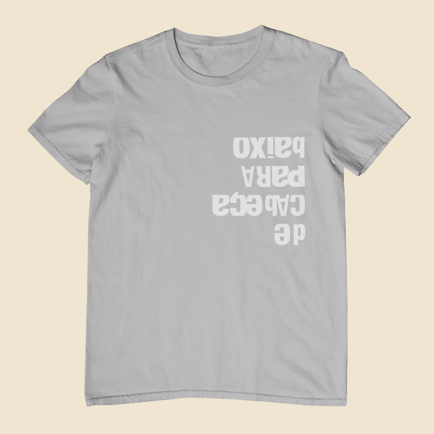 Camiseta Juvenil 10 a 16 anos De Cabeça Para Baixo