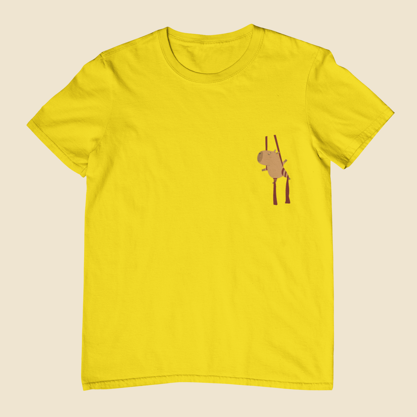 Camiseta Juvenil 10 a 16 anos Capivara Tecido