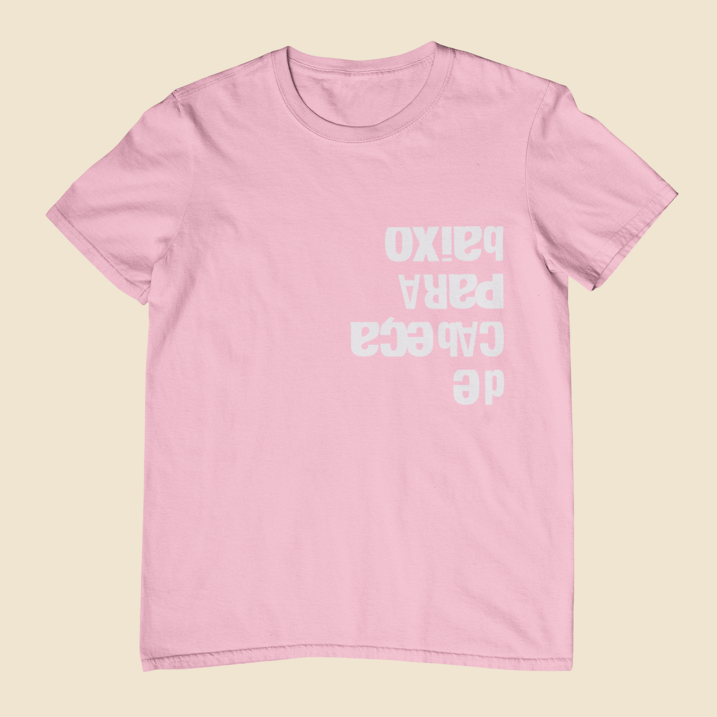 Camiseta Juvenil 10 a 16 anos De Cabeça Para Baixo