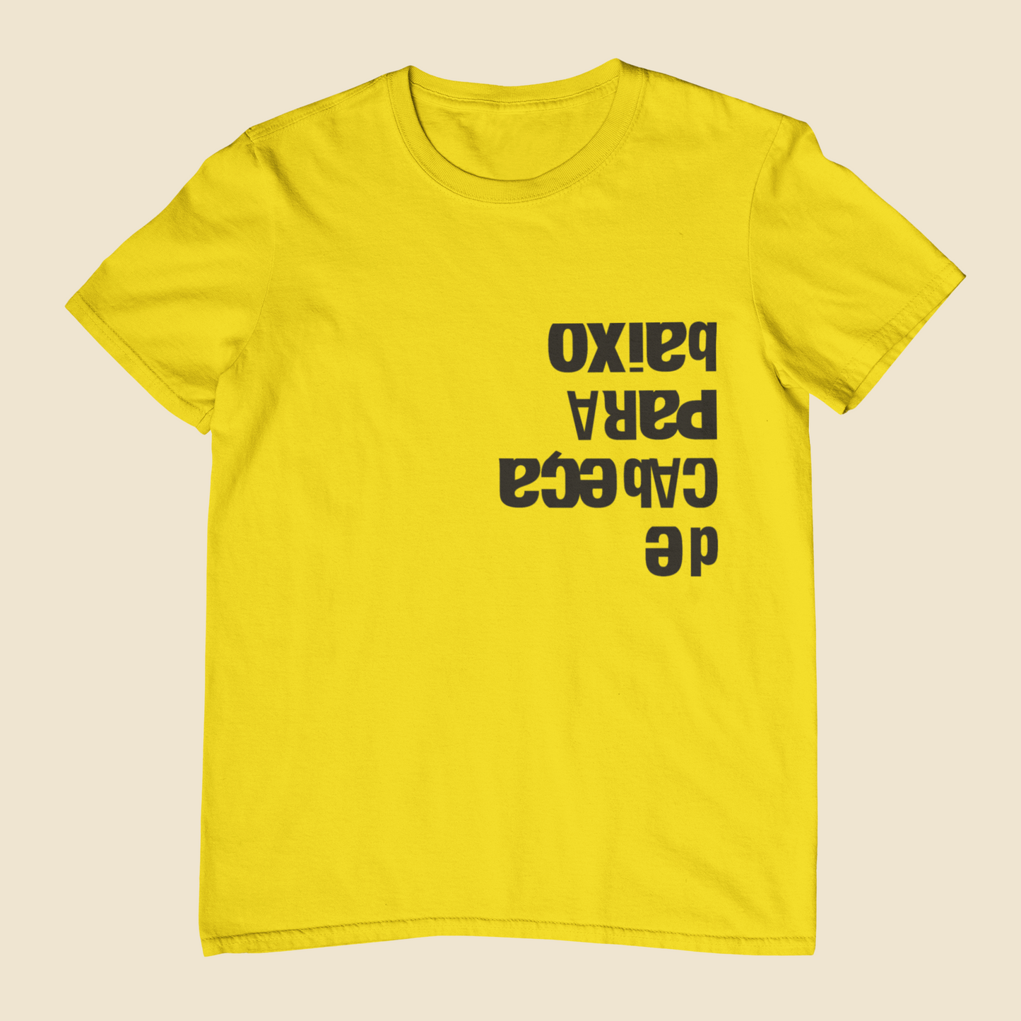 Camiseta Juvenil 10 a 16 anos De Cabeça Para Baixo